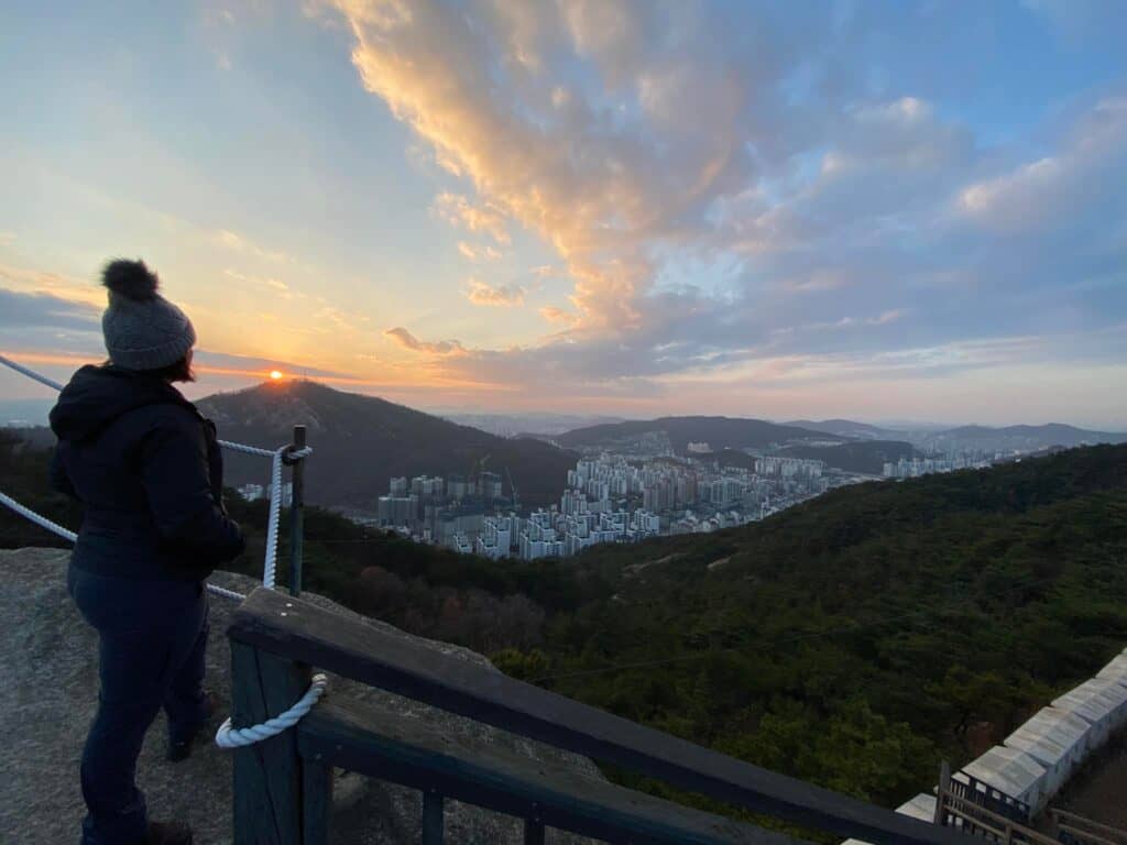 Views of Seoul and Surrounding Districts while on Mt. Inwangsan