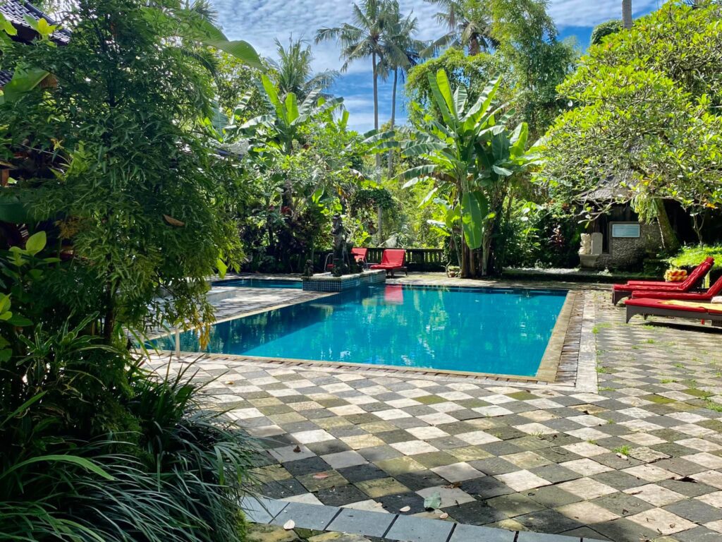 Pool at Arma Resort, one of my favorite accommodations