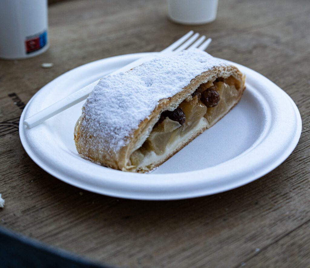 Traditional Apfelkuchen at the Rango Christmas Market