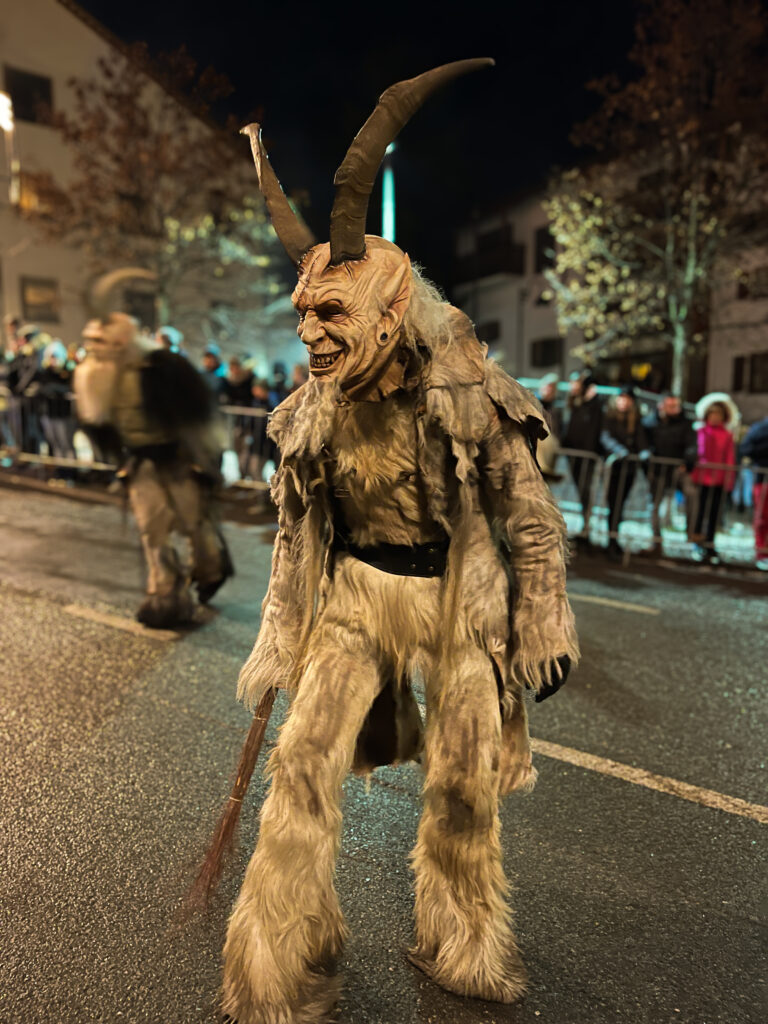 Another variation of Krampus at the Krampus run in Northern Italy