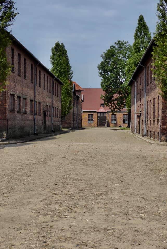 Picture of buildings in Auschiwtz