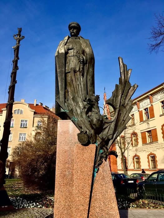 Statue in Krakow Poland 