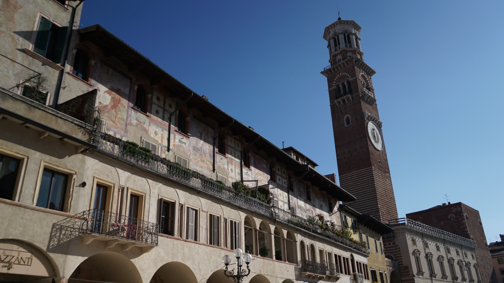 Piazza Erbe in Verona, Italy