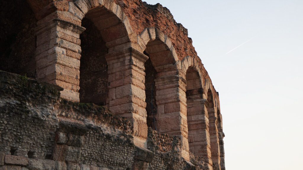 Arena di Verona at sunset