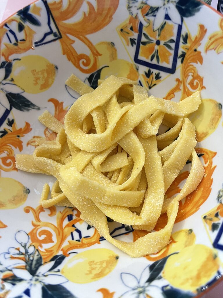 Pasta in a bowl