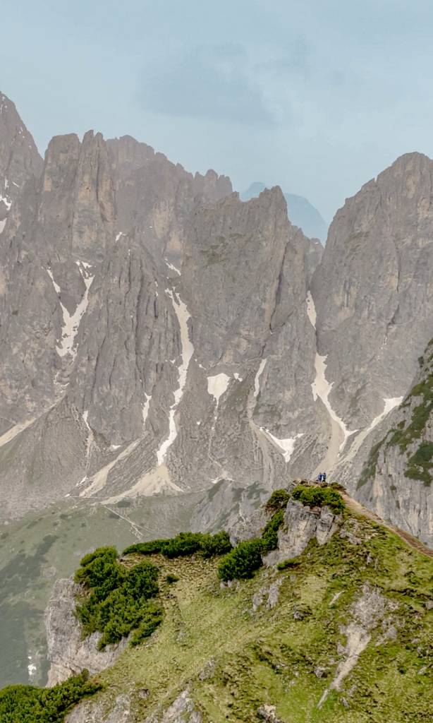 A beautiful mountain backdrop in the Dolomites, Italy