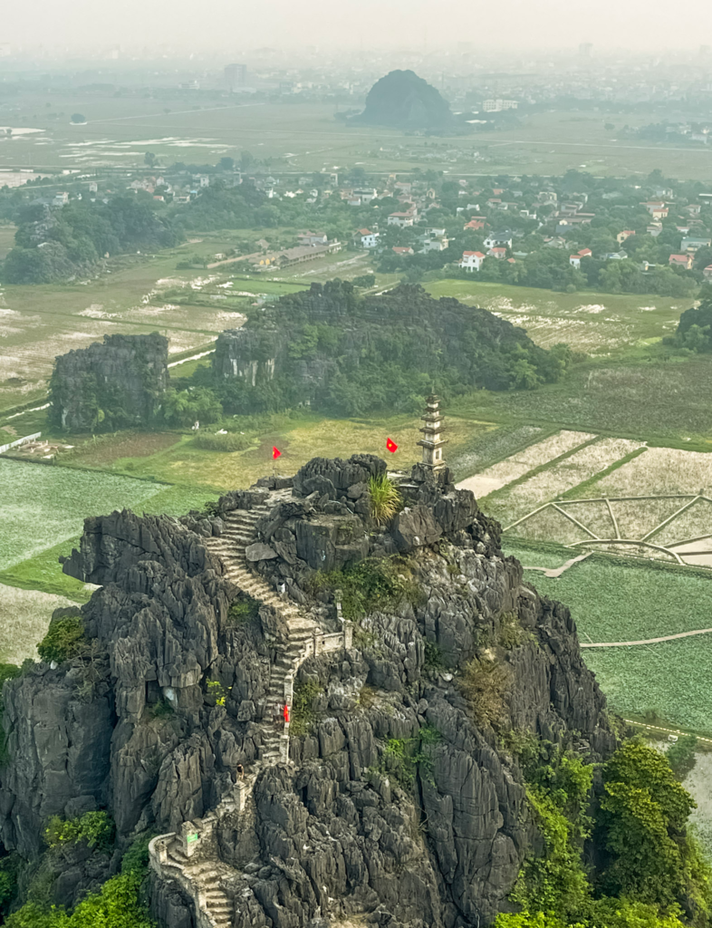 A scenic view of Ninh Binh Vietnam