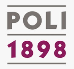 a logo with the words 1898 Poli