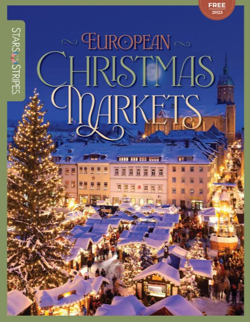 Front Page of Stars and Stripes publication, European Christmas Markets