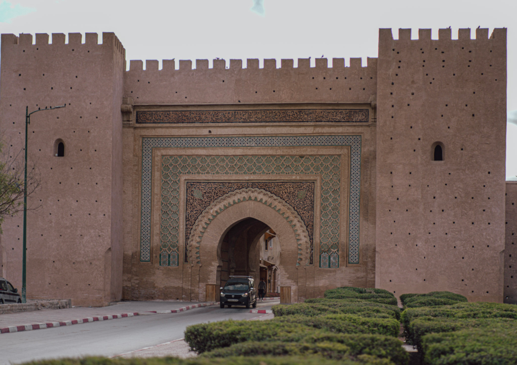 The gate in Meknes, Morocco