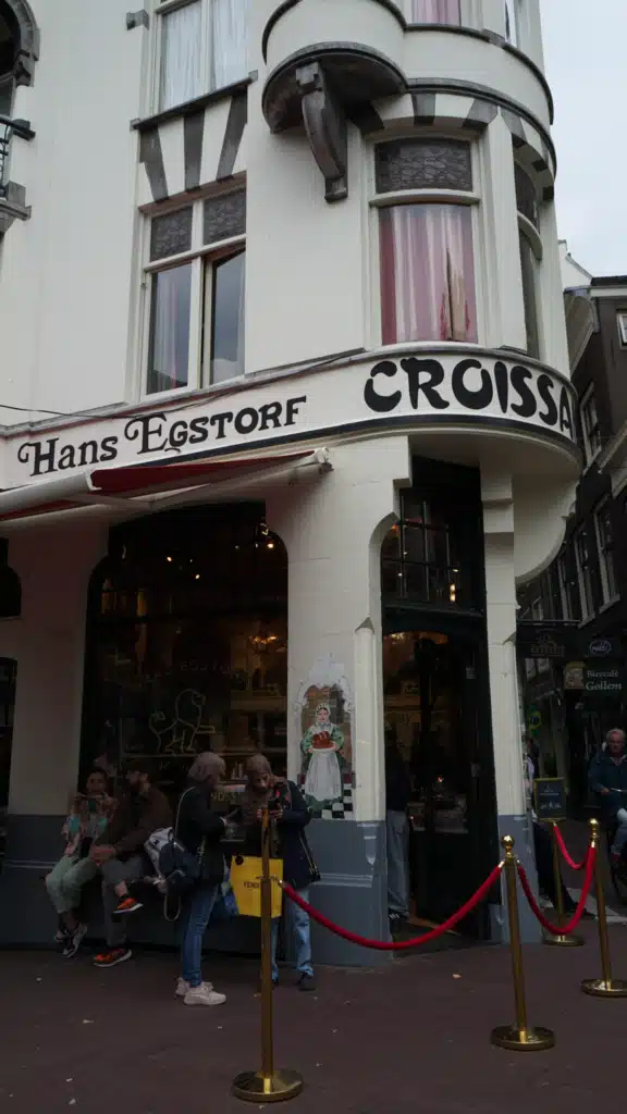 Exterior of Hans Egstorf bakery in Amsterdam, a stop on the 10 Tastes of Amsterdam food tour
